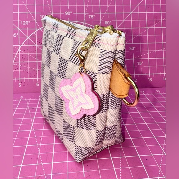 💗💖 Damier Azure zipper makeup cosmetic Pouch small wallet - Picture 11 of 17